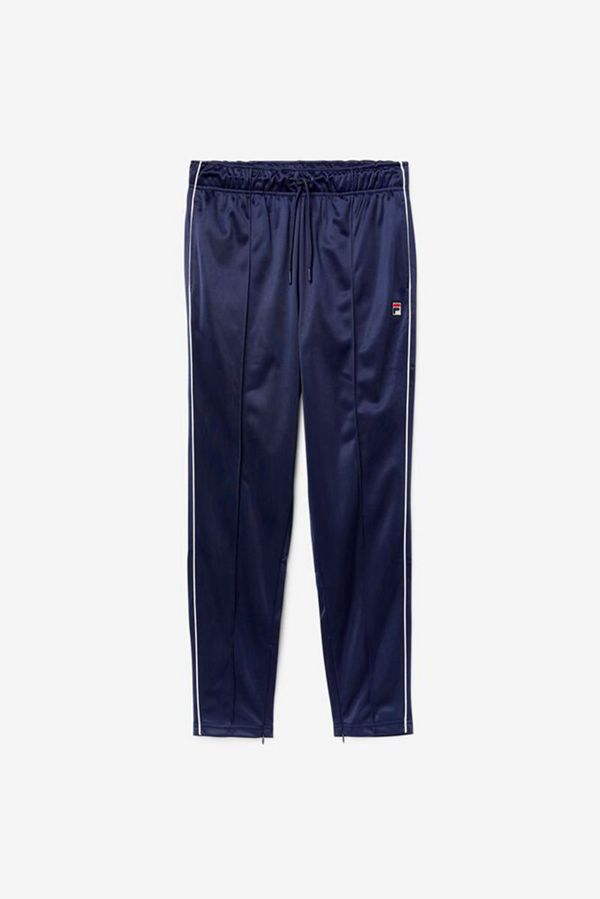 Fila Terry Track Men's Pants - Navy,NZ 635-28735